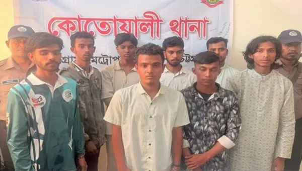 Eight Members of Banned Jubo League Detained in Chattogram